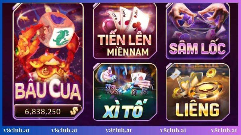 Giao diện V8club hiện đại, tối ưu khi dùng