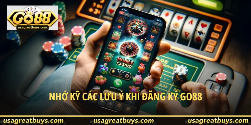 Nhớ kỹ các lưu ý trong quá trình đăng ký Go88