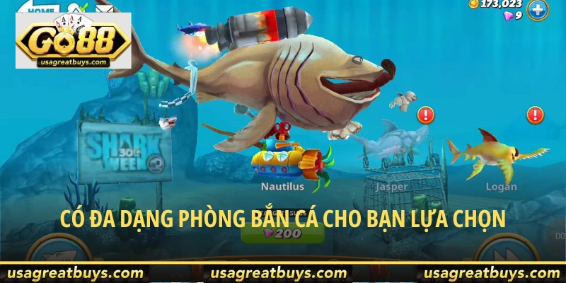 Tham gia săn mồi với một loạt phòng xịn sò